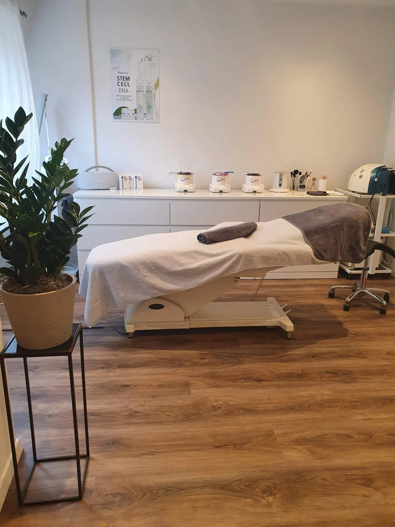 Kosmetik-Kabine der Beauty Lounge